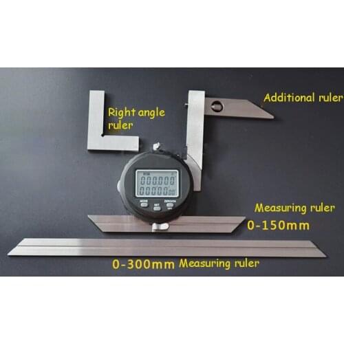 Digital Display Protractor Ruler 0-360° Angle Ruler Stainless steel High Precision All Angle Measuring Tools Woodworking Gauge