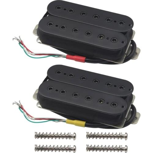 FLEOR Set of Neck & Bridge Alnico 5 Double Coil Humbucker Guitar Pickup for Guitar Accessories
