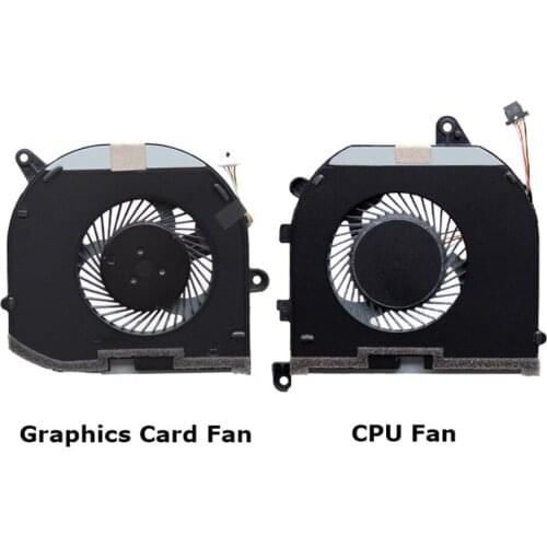 For Dell XPS15 9570 PROMO M5530 Cooling Fan Notebook CPU GPU Cooler 008YY9 0TK9J1 Spare Parts