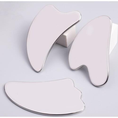 Stainless Steel Facial Gua Sha Scraper Face Care Massage Health Anti Wrinkle Cellulite Massager Beauty Skin Care Tools
