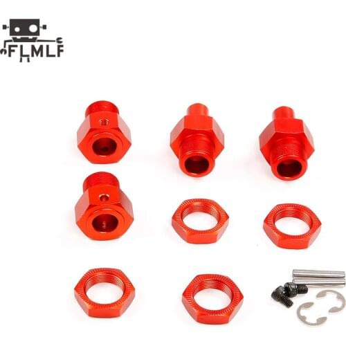 Metal 24mm Front Rear Hex Hub Set Fit for 1/5 HPI ROVAN BAHA ROFUN KM GTB TS BAJA 5B 5T 5SC