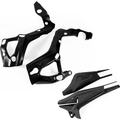 New 100% Carbon Fiber Motorcycle Frame Cover Swingarm Cover Protectors Guard Fairing For BMW S1000RR S1000 RR 2019 2020 2020