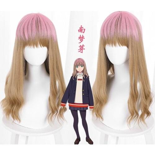 Anime SSSS.DYNAZENON Yume Minami Cosplay props Wigs Pink wig for Halloween Christmas Party Masquerade Anime Shows