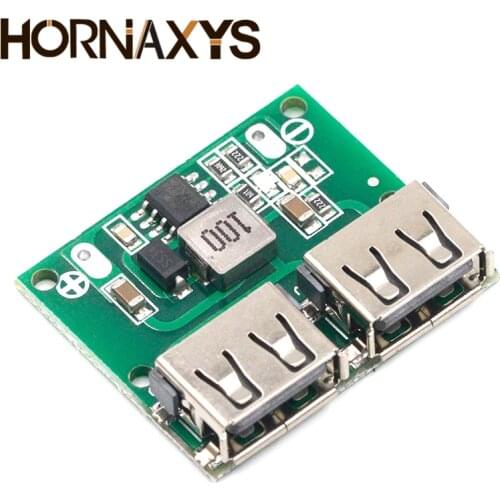 9V 12V 24V to 5V DC-DC Step Down Charger Power Module Dual USB Output Buck Voltage Board 3A Car Charge Charging Regulator 6-26V