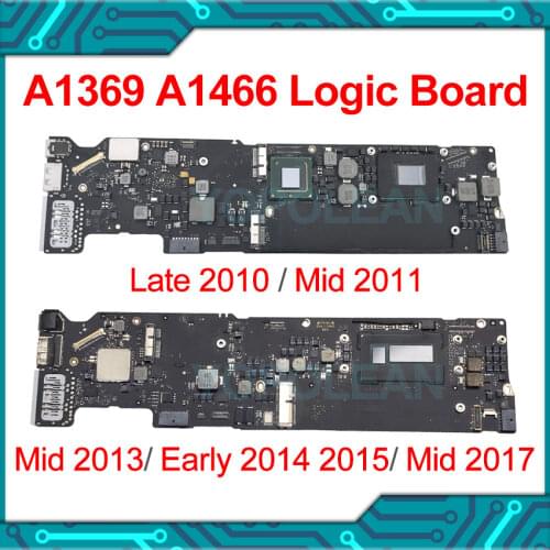Tested Original A1466 Motherboard 820-00165-A For MacBook Air 13" A1466 Logic Board i5 1.6GHz 4/8GB i7 2.2GHz 8GB 2015 Year