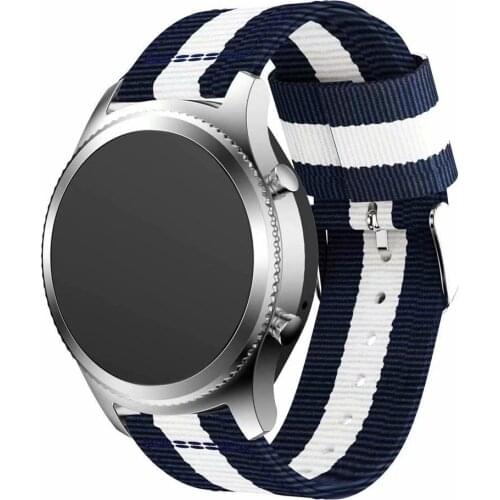 Nylon Strap for Samsung Galaxy Watch Active 42/46mm Gear S3 20/22mm Sport Watchband for Huami Amazfit Huawei Watch 2 gt Ticwatch