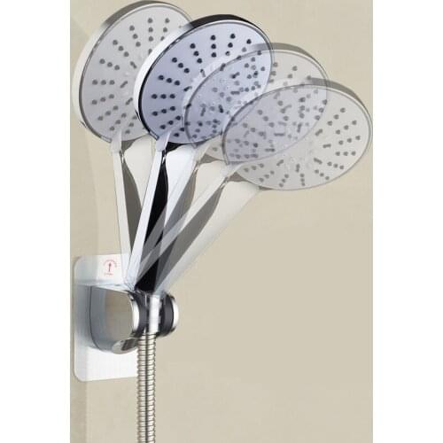 Universal Shower Head Holder No Drilling Bathroom Wall Mount Adjustable Suction Bracket Bathroom Accessories
