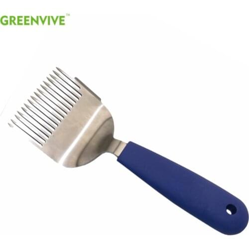 Beehive Shovel Scratcher knife Equipment Uncapping Fork Rubber Handle Honey Cutter Scraper Beekeeping Tools Honeycomb Tool