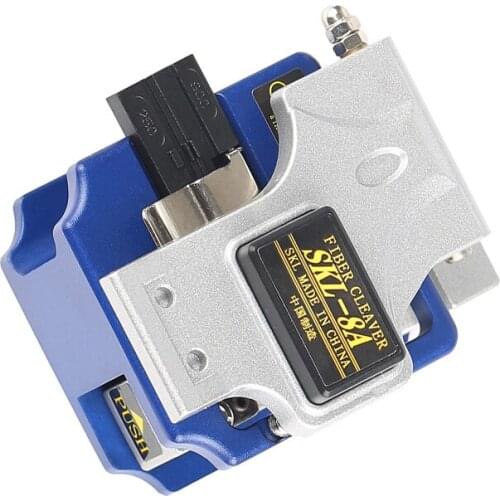 High Precision SKL-8A Optical Fiber Cleaver Fiber Optic Cutter Hot MeltFiber Optic Cable Fiber Cleaver blue