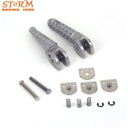 Motorcycle Rear Foot Pegs Footrest Pedals Aluminum For DUCATI Monster 696 796 2009-2014 2009 2010 2011 2012 2013 2014