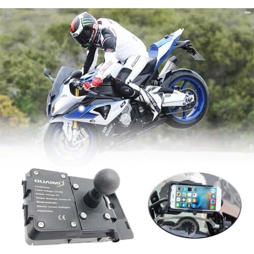 For BMW S1000RR S 1000RR S1000 RR 2010-2017 2014 2015 2016 Motorcycle USB Charger Mobile Phone Holder GPS Navigation Bracket