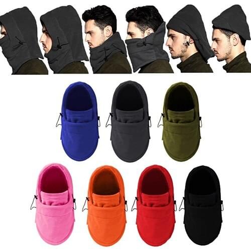 Unisex Winter Riding Hat Windbreak Hooded Mask Balaclavas Hat Cap
