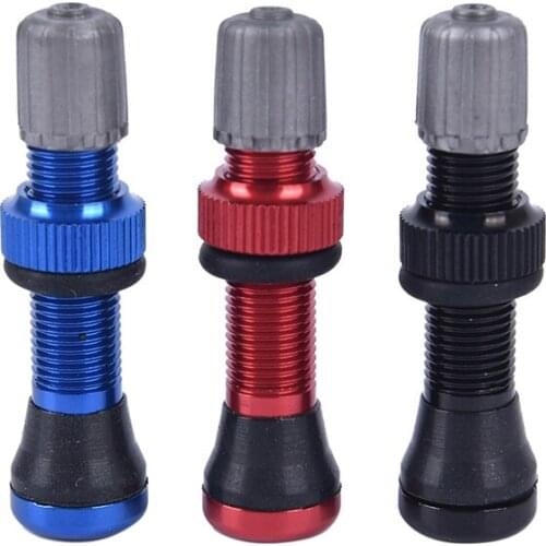 1 pcs 45mm MTB Bicycle Schrader Tubeless Valve for Mountain Bike Valve Rim Wheel Tubeless Tire Tyre Valve