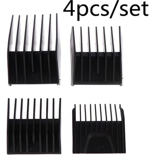 2/3/4Pcs Limit Comb Cutting Guide Guide Combs Non-toxic Comfort Durable Hair Clipper Barber Replacement Hair Trimmer Tool