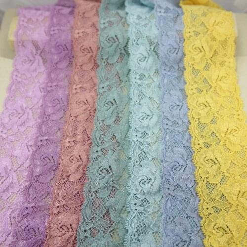 4 yards 52/54mm width elastic lace stretch lace trim PROMOTION Wedding Dress sewing craft /garment/apparel accessories