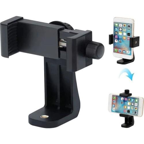 Tripod Mount Adapter Rotatable Stand Mount Adapter For iPhone xiaomi Samsung smart phone Tripod Stand Accessories