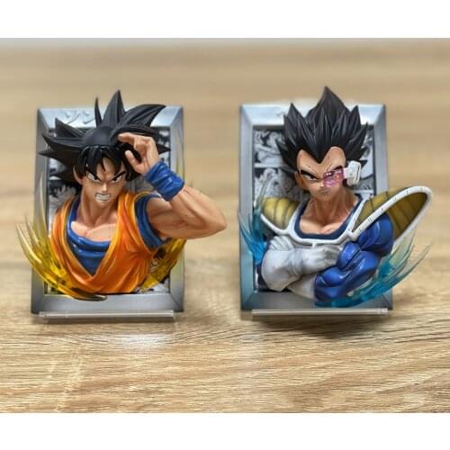 Anime Fridge Magnets Figure Goku Vegeta PVC Action Figure GK Toys