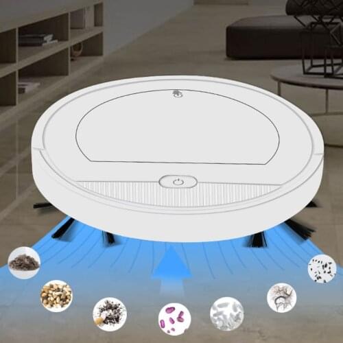 Wireless Auto Vacuum Cleaner 1.77'' Super Thin 3-in-1 Auto Cleaning No Dead Ends Wet/Dry Use Rechargeable for All Floors