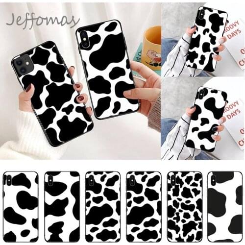 Cow print pattern Phone Case for iPhone 11 12 mini pro XS MAX 8 7 6 6S Plus X 5S SE 2020 XR