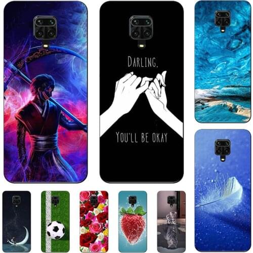 For Xiaomi Redmi NOTE 9 Pro Max NOTE 9S POCO M2PRO 4G Case Cartoon Pattern Soft TPU Cover Coque Animal Flower Shell