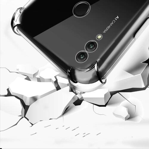 WIERSS Anti-knock Phone Case for Huawei Honor 10 COL-L29 COL-AL00 COL-AL10 Transparent Back cover Case