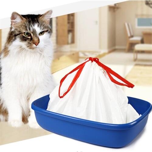 Pet cat dog poop bag cat litter bag pet litter portable garbage bag picking up poop bag cat poop bag cat litter box cleaning bag