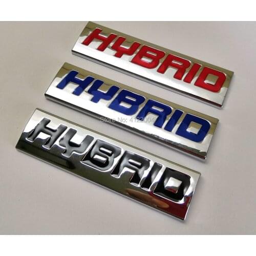HYBRID Back Emblem Badge Trunk Sticker Decal For PEUGEOT JEEP CITROEN Renault LADA LIFAN OPEL SAAB SEAT ALFA ROMEO