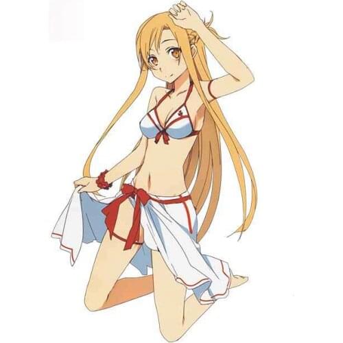 Personality Sword Art Online Fashion Occlusion Scratch Car Decals Bumper Window Stickers Simulation Fun Apply To Car Window