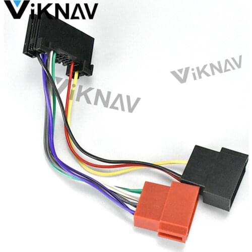 ISO Wiring Harness Connector Lead Loom Cable Plug for-FORD for-LAND-ROVER 2011+ Radio Adapter 12-140