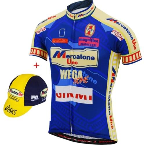 New Summer Classic Retro Cycling Jersey Men Bicycle Clothing Cool Sun Protection Stretchy Short Sleeve Bike Wear