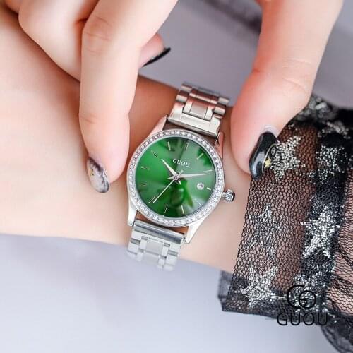 2019 New Ladies Stainless Steel Band Analog Quartz Round Wrist Watch Luxury Bracelet relogio feminino women watches montre clock