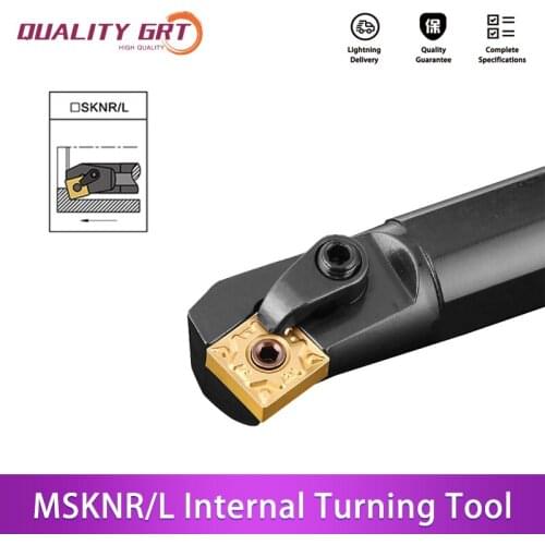 Q.Grt S20R-MSKNR12 S25S-MSKNR12 S32T-MSKNL12 Internal Turning Tool Holder Carbide Inserts SNMG MSKNR/L CNC Lathe Cutting Tools
