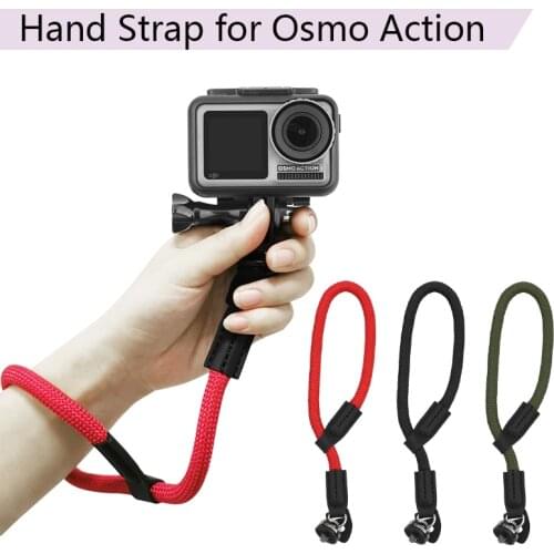 Adjustable Safety Hand Strap Lanyard Sling Copper Adapter Mount Holder for DJI Osmo Action Gopro Hero Sports Camera Accessories