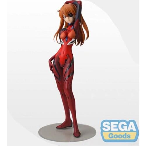 Sega Eva Neon Genesis Evangelion Asuka Langley Soryu Garage Kit Pvc Assembly Model Western Animiation Action Figure Kids Toys