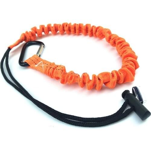 Climbing Rope Carabiner Outdoor Retractable Safety Rope Professional Elastic Telescopic Hiking Tool d2