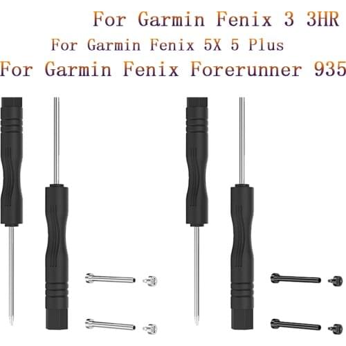 2PCS Steel Replacement Screws Screwdrivers Removal Tool for Garmin Fenix 3 5S 5X 5 Forerunner 935 235 220 230Rod Connector tools