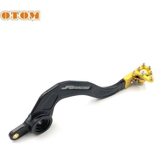 OTOM Motorcycle Brake Arm Assembly Motorbike Rear Foot Brake Lever Pedal CNC Aluminum For SUZUKI RMZ250 RMZ450 RMZ 250 450