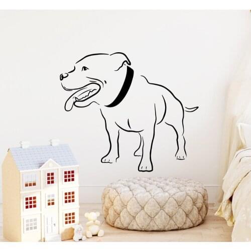 Amusing Dog Wall Sticker Home Decoration Accessories For Living Room Wall Decals Vinyls Murals