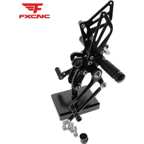 For SUZUKI GSX1300R HAYABUSA 1999-2015 2014 CNCAluminum Alloy Motorcycle Rearset Footrest Footpeg pedal Foot peg Rear Set