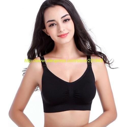 3 Pcs Different Color Breastfeeding Feeding Bra Nursing Bra Pregnant Women Underwear Yoga Bra