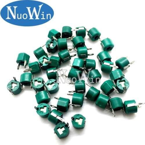 45pcs=9value*5pcs Trimmer Adjustable Capacitor Assortment Kit JML06 5pf 10pf 20pf 30pf 40pf 50pf 60pf 70pf 120pf Capacitors Set