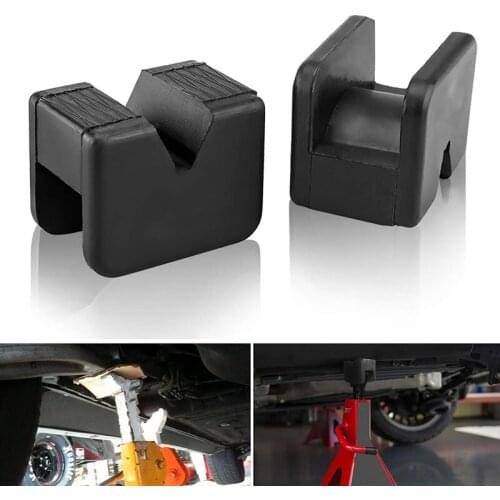 Jack Pad Adapter For Jack Stand 2-3 Ton Universal Rubber Slotted Frame Rail Pinch Welds Protector