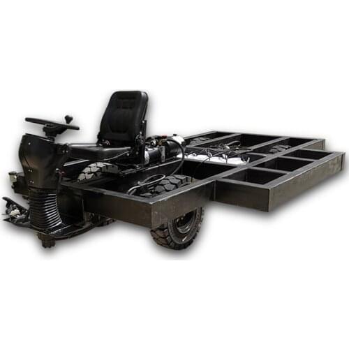 Custom Electric four-wheel Hydraulic Steering Heavy Duty Parade Float Chassis outdoor activities mall anniversary