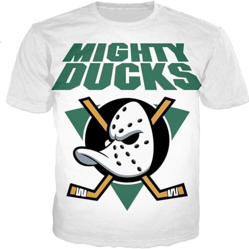 Anaheim t camisa masculina/feminina 3d impresso patos t-shirts casual harajuku estilo tshirt streetwear topos dropshipping