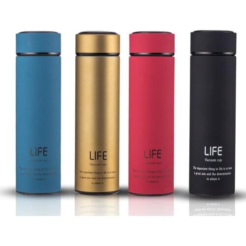 500ml Insulated vacuum flasks With Tea Infuser water bottle double wall Thermals cup steel travel thermos Botttle