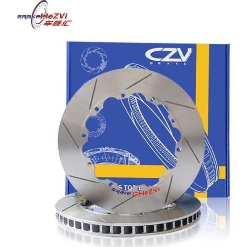 Direct Replacement CVZ front and rear straight line slotted brake rotor kit for Audi BMW Benz Ford Mustang car modification