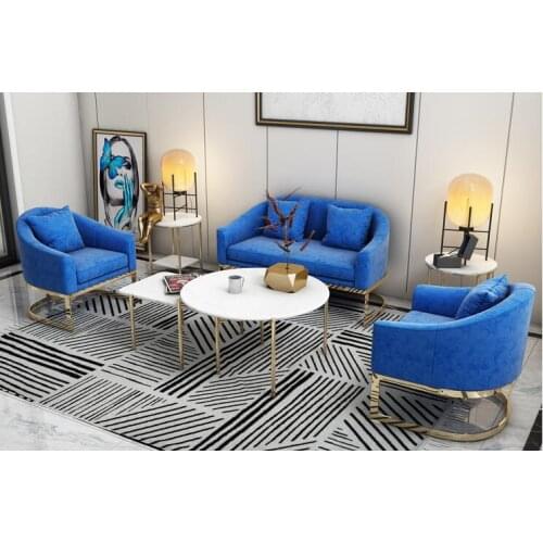 Contracted modern sofa tea table creative suit negotiation table and chair Nordic web celebrity designer single and double sitti