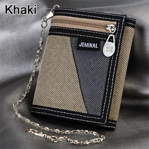 2020 Mens Boys JEMINAL Wallet Canvas Clip Cash Coin Credit/Debit Card TriFold New Wallets