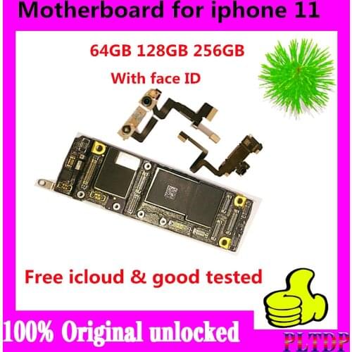 100% Original Unlocked Clean iCloud For iPhone 11 Pro Max/11Pro Logic Board Motherboard with/no face ID Support iOS Update,Teste