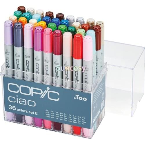 COPIC CMI36E Ciao Marker Set 36 Color Set E,Artist Markers Manga Japan import